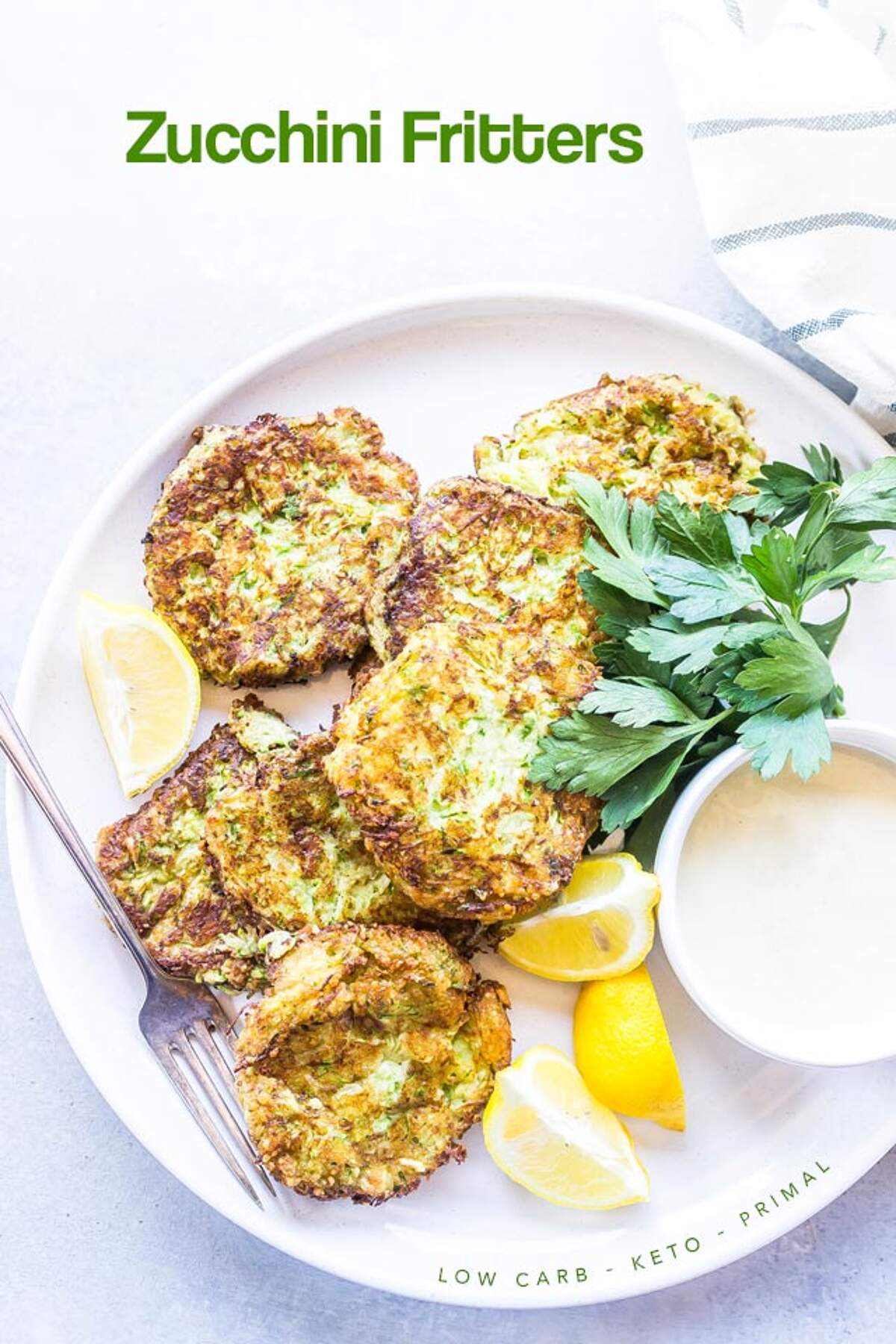LowCarb Zucchini Fritters KetoDiet Blog