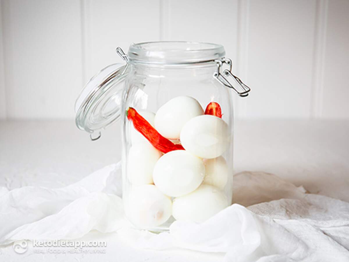 LowCarb Curried Pickled Eggs KetoDiet Blog