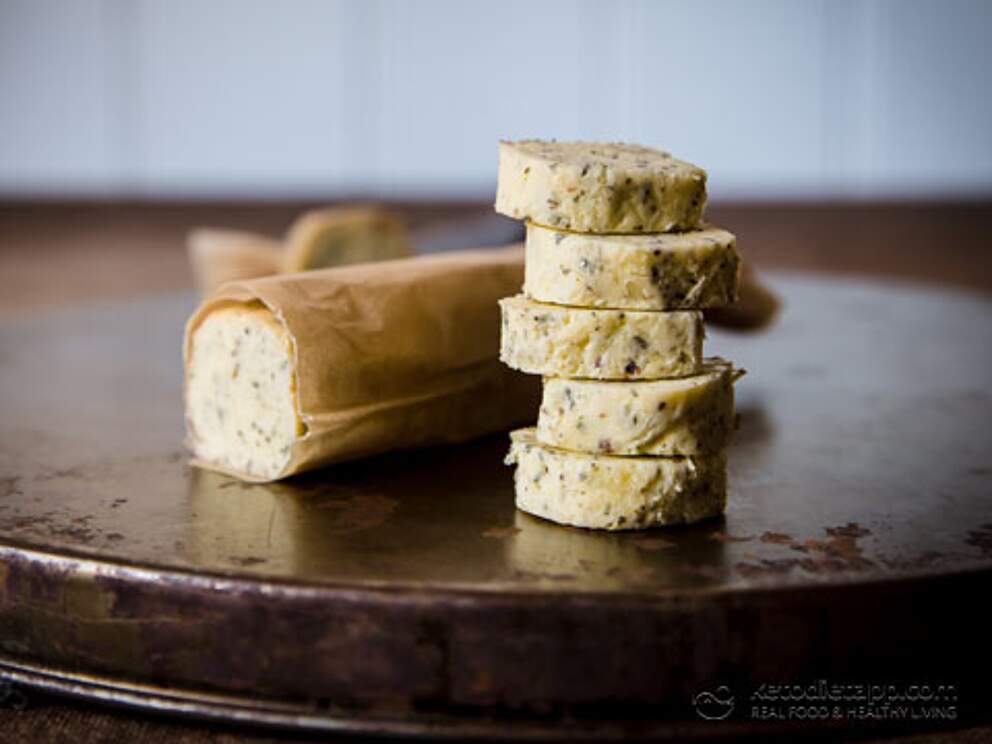 Easy Italian Herb Compound Butter KetoDiet Blog