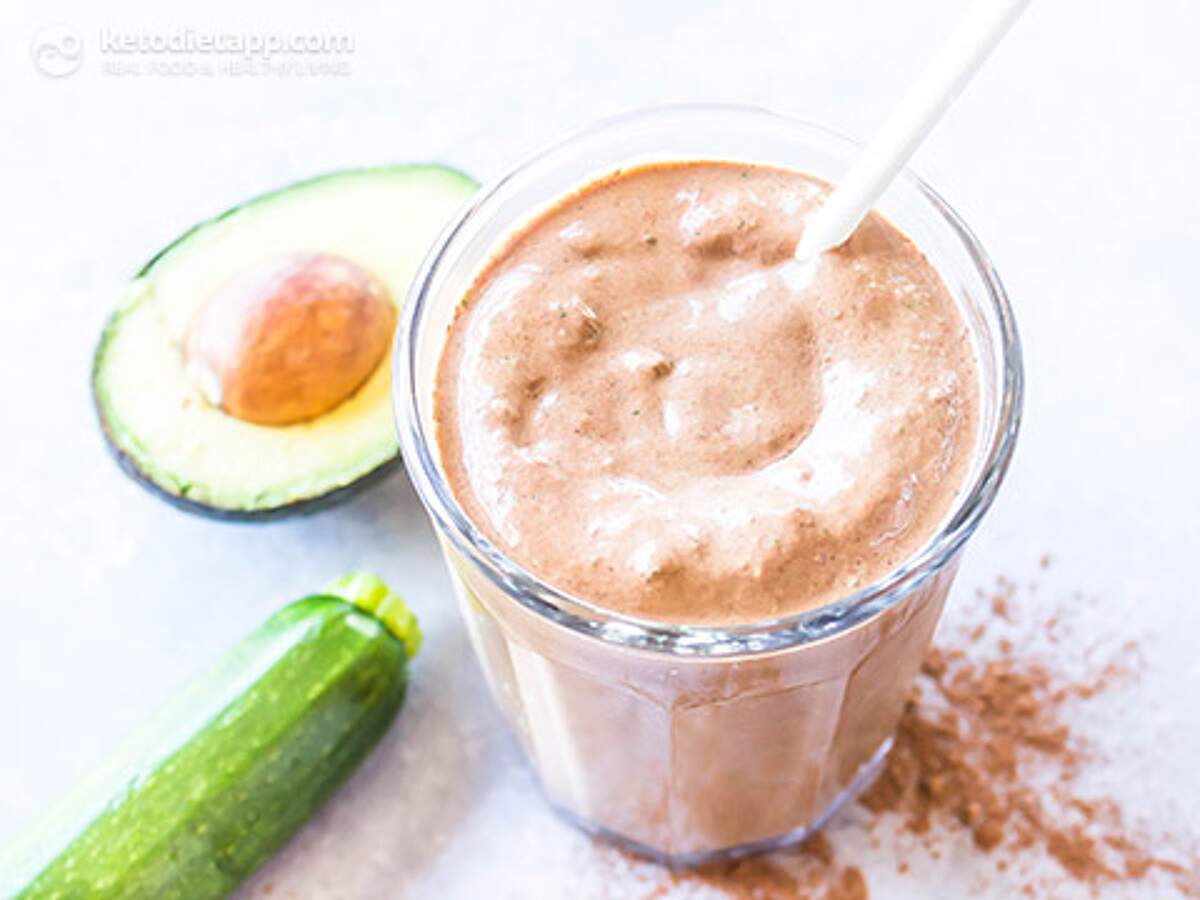 SugarFree Brownie Batter Smoothie KetoDiet Blog