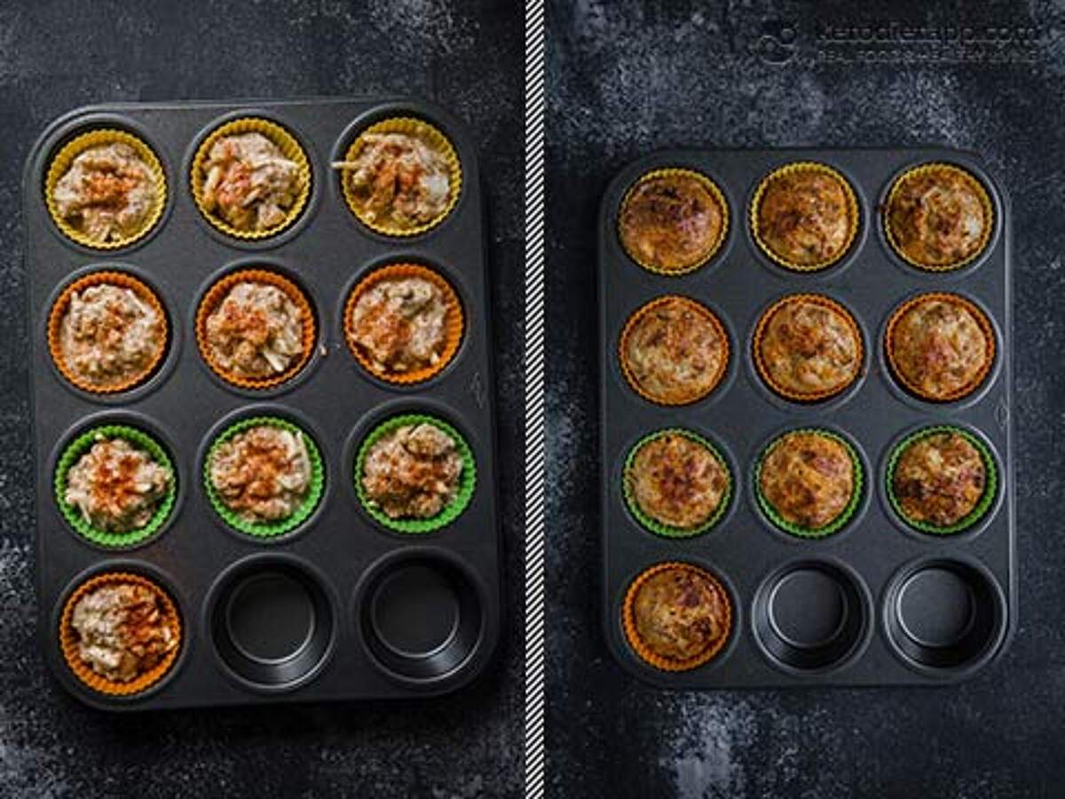 Keto Cheesy Cauliflower Muffins KetoDiet Blog