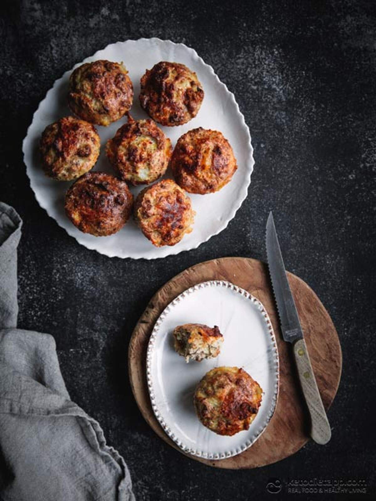 Keto Cheesy Cauliflower Muffins KetoDiet Blog