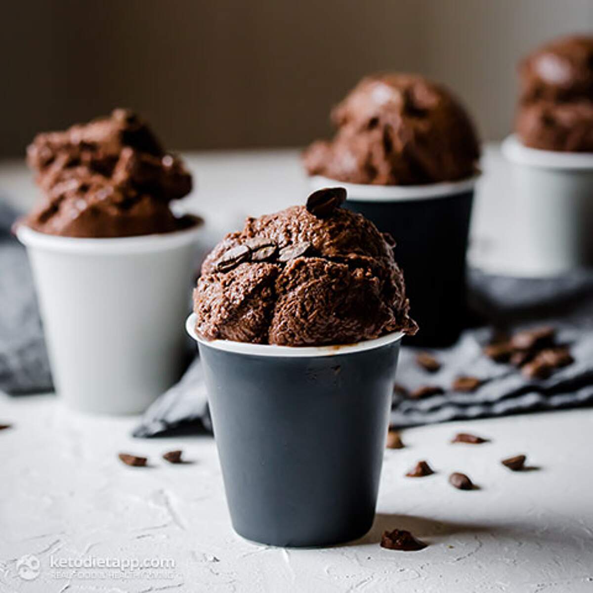 Keto Chocolate Espresso Sorbet KetoDiet Blog