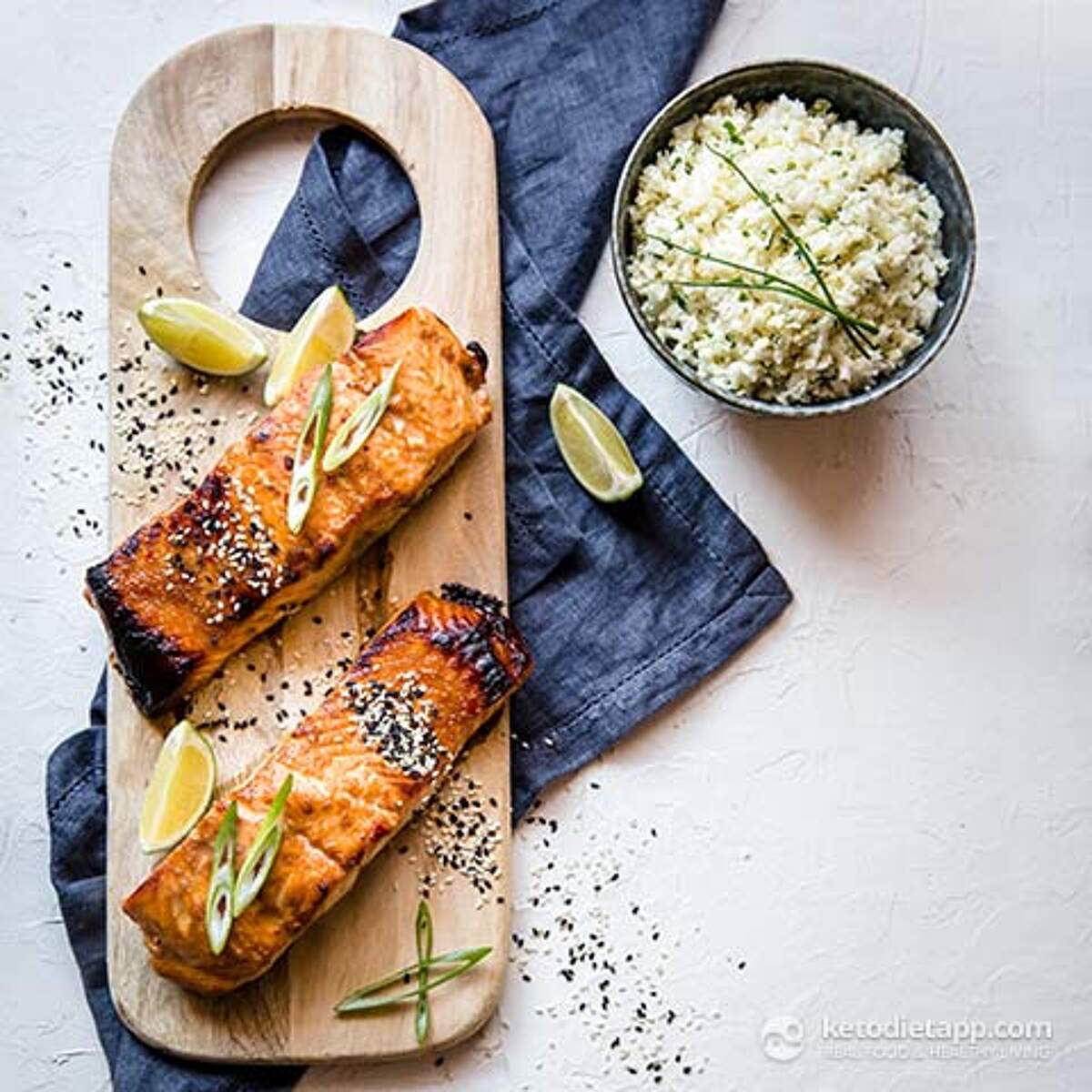 Low-Carb Ginger & Lime Grilled Salmon | KetoDiet Blog