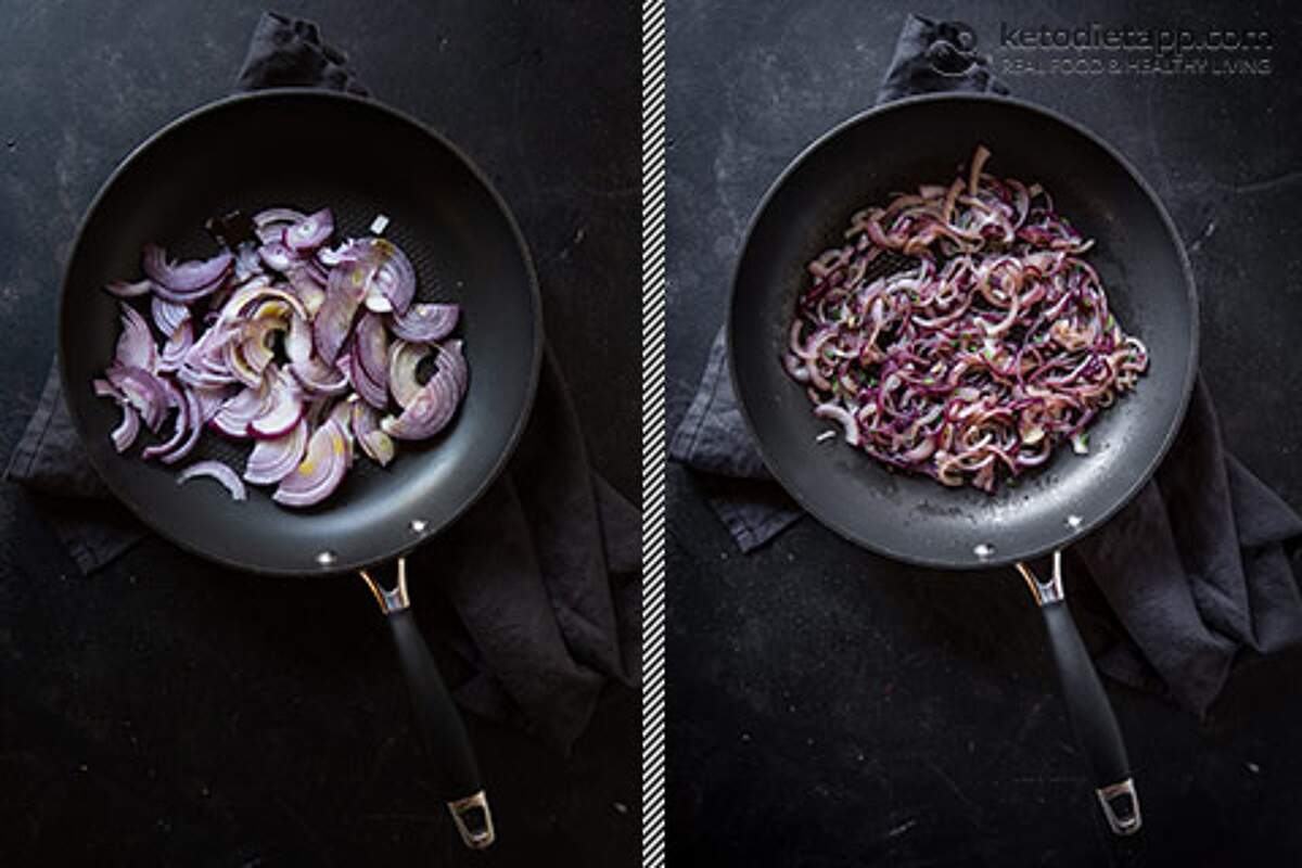 Keto Goat Cheese Tarts with Caramelized Onion KetoDiet Blog