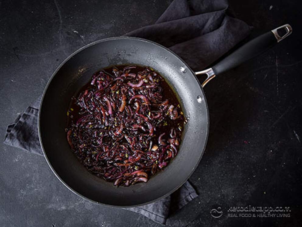 Keto Goat Cheese Tarts with Caramelized Onion KetoDiet Blog