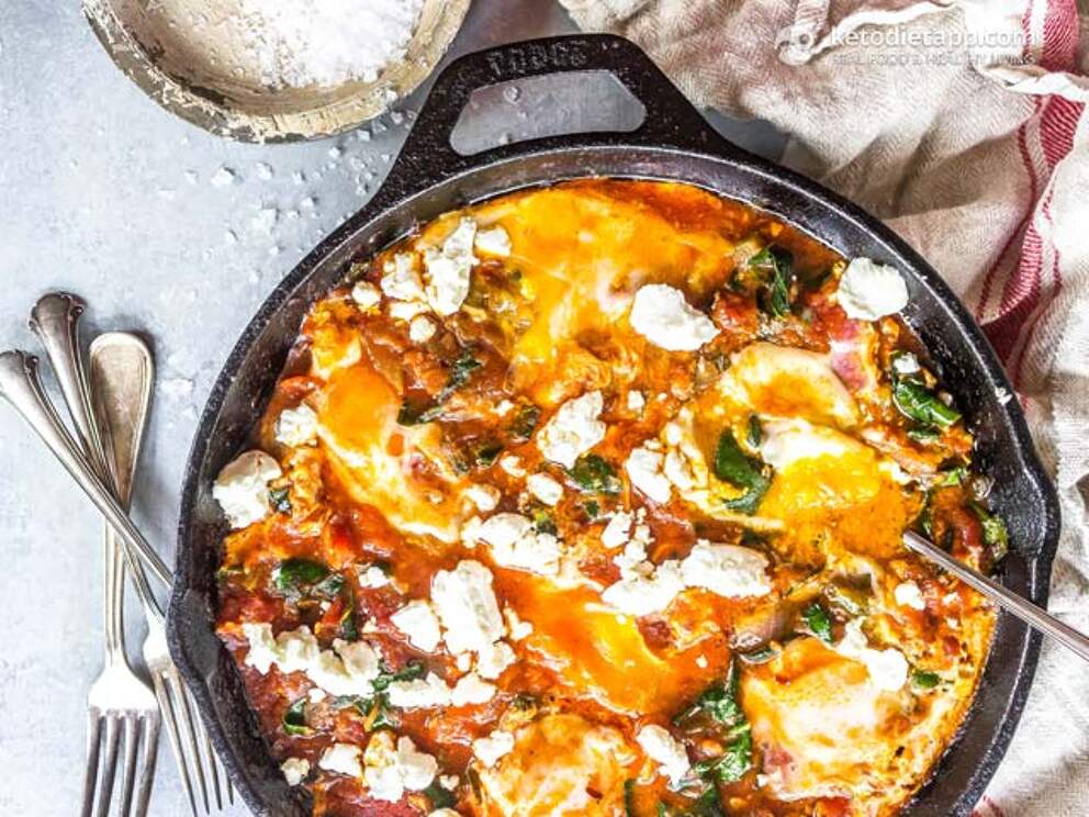 Keto Southern Goat Cheese Shakshuka KetoDiet Blog