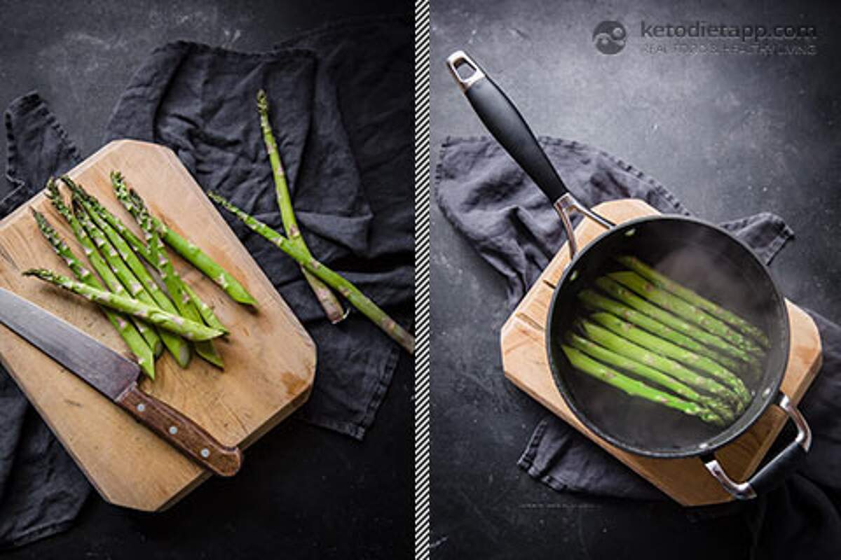 Pork Chops With Asparagus and Hollandaise KetoDiet Blog