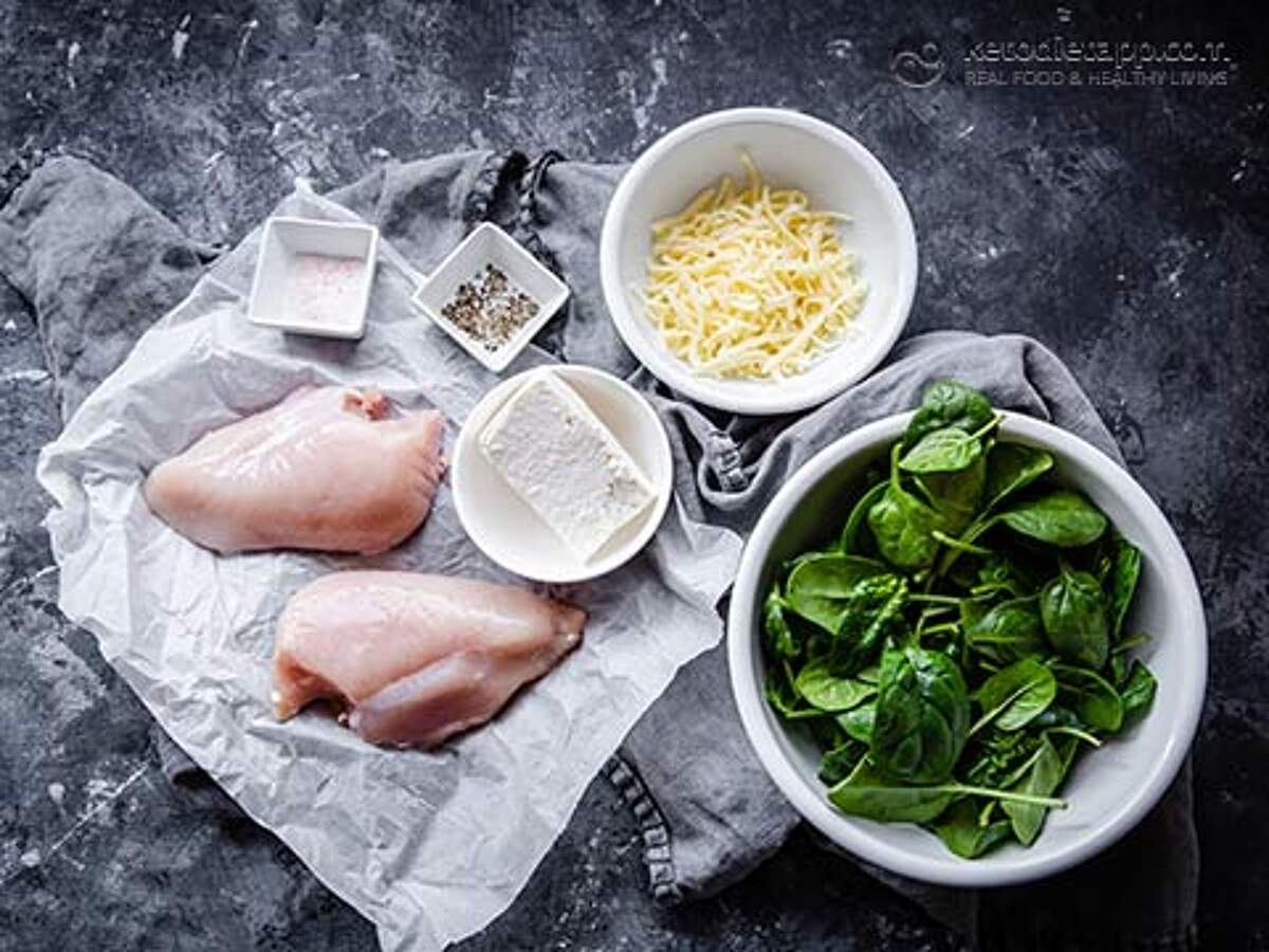 Keto Spinach & Feta Hasselback Chicken KetoDiet Blog