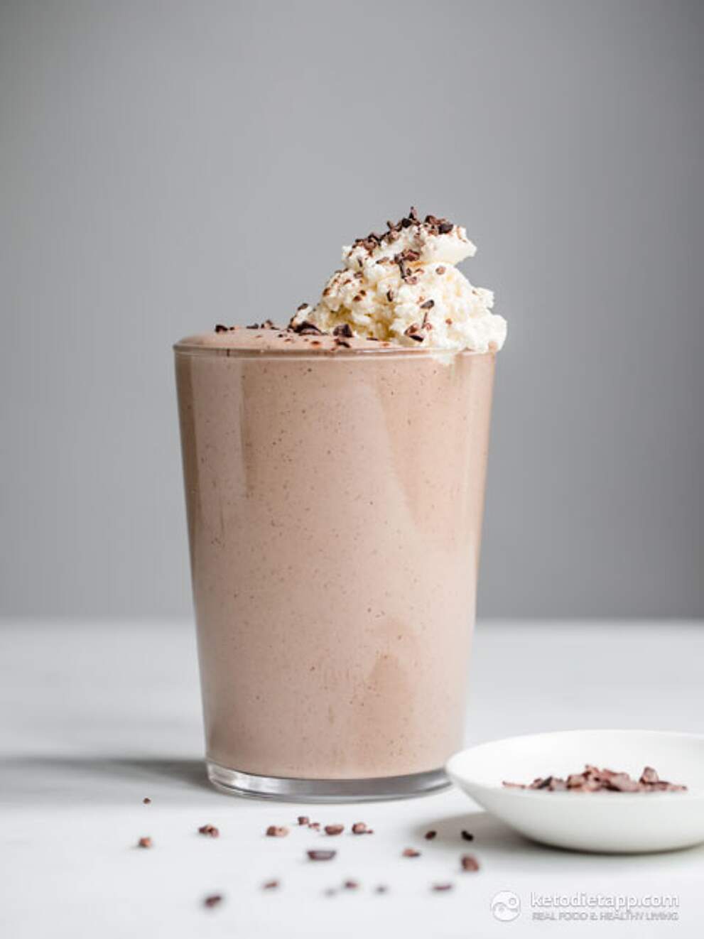 LowCarb Chocolate Coconut Smoothie KetoDiet Blog