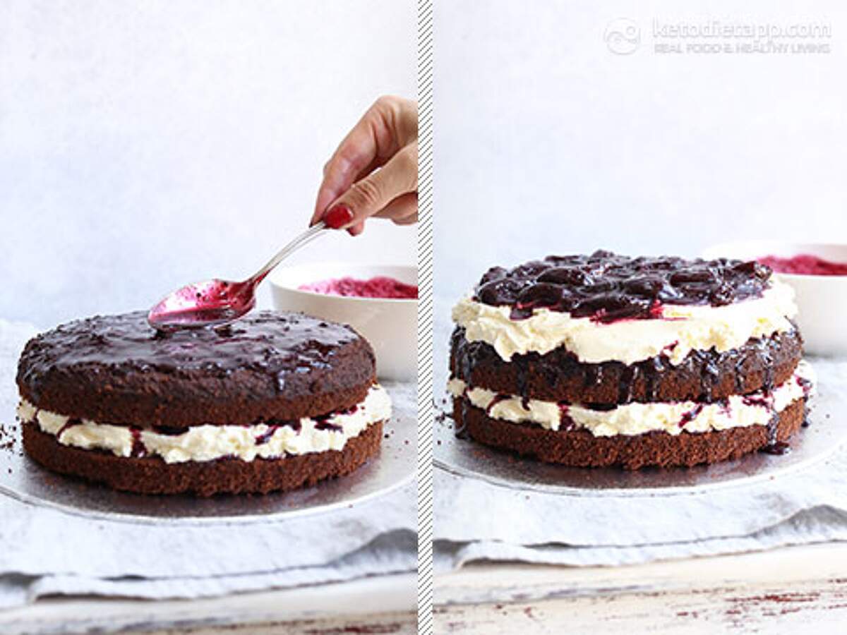Low Carb Black Forest Chocolate Cake Ketodiet Blog