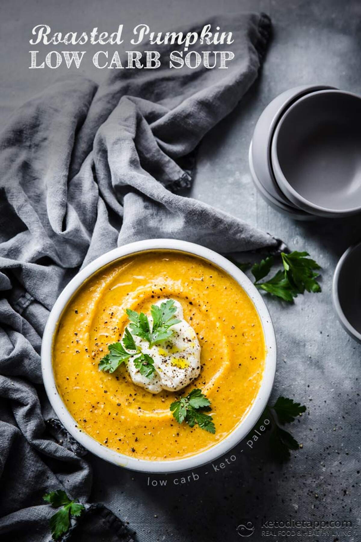 Low-Carb Roasted Pumpkin Soup | KetoDiet Blog