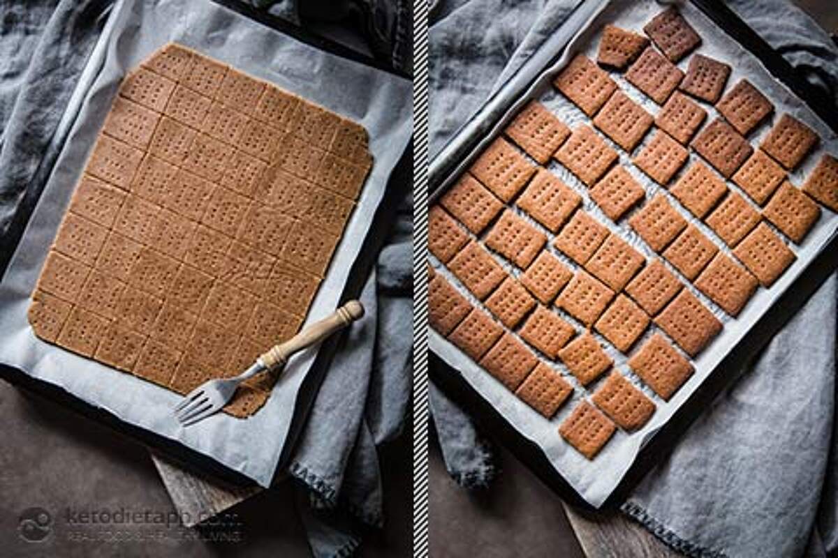 Homemade LowCarb Graham Crackers KetoDiet Blog