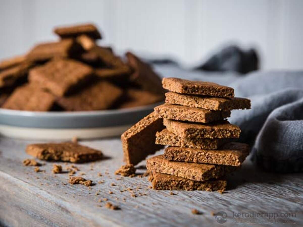 Homemade LowCarb Graham Crackers KetoDiet Blog