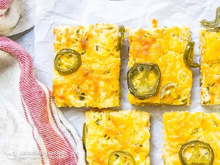 Keto Jalapeño Cheese Bread KetoDiet Blog