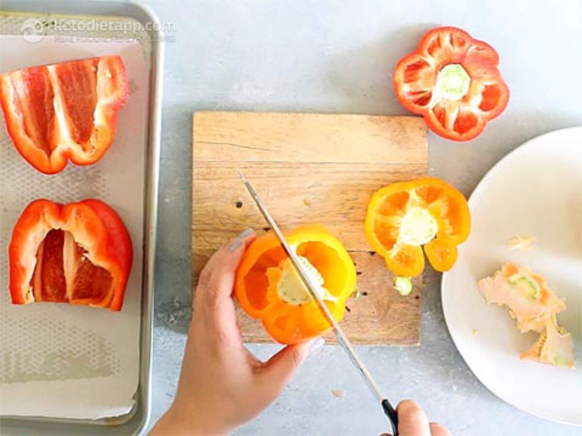 Keto Mini Pepper Pizza Cups KetoDiet Blog