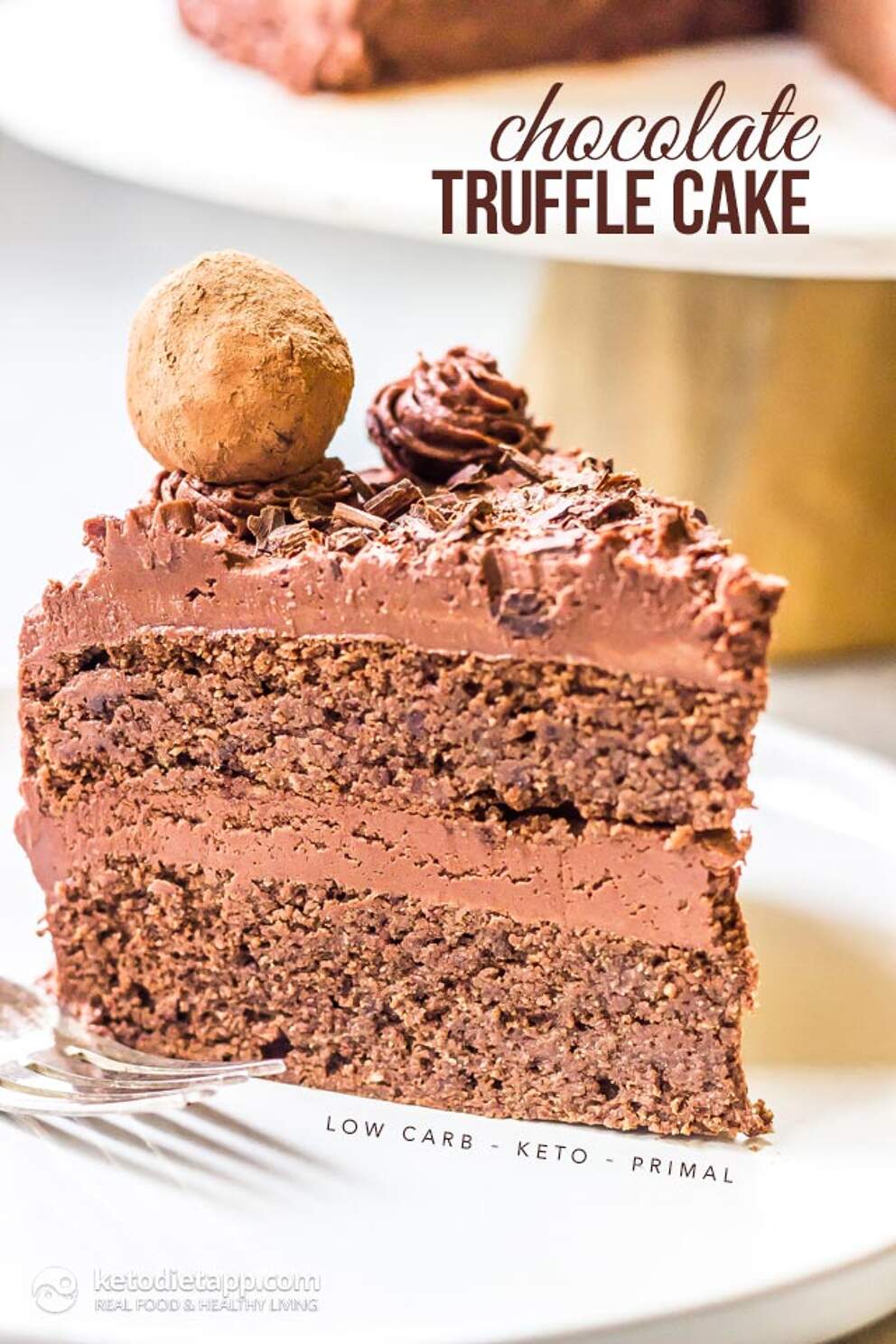LowCarb Chocolate Truffle Cake KetoDiet Blog