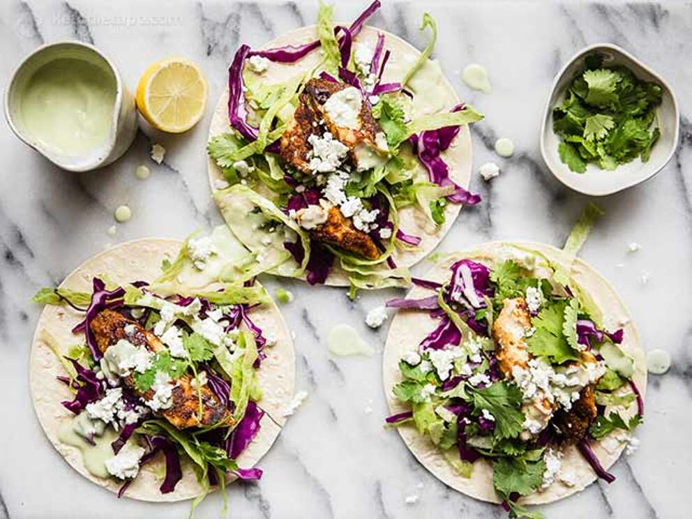Keto Fish Tacos KetoDiet Blog