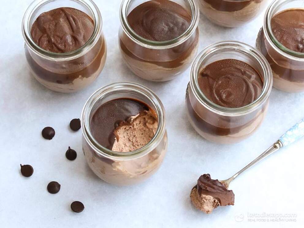 Keto Chocolate Cheesecake Jars KetoDiet Blog