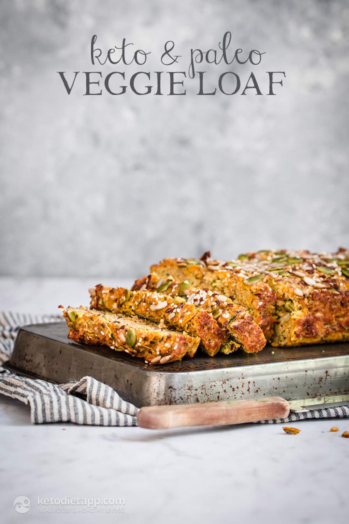 Savory Keto Veggie Loaf KetoDiet Blog