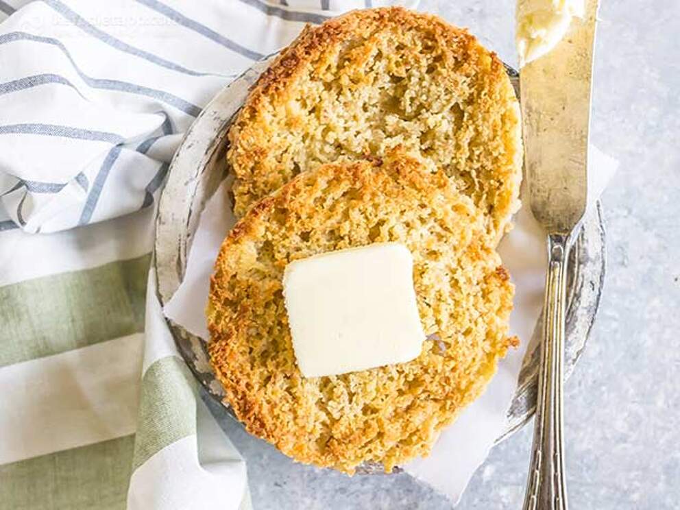 Quick Keto Eggless English Muffin KetoDiet Blog