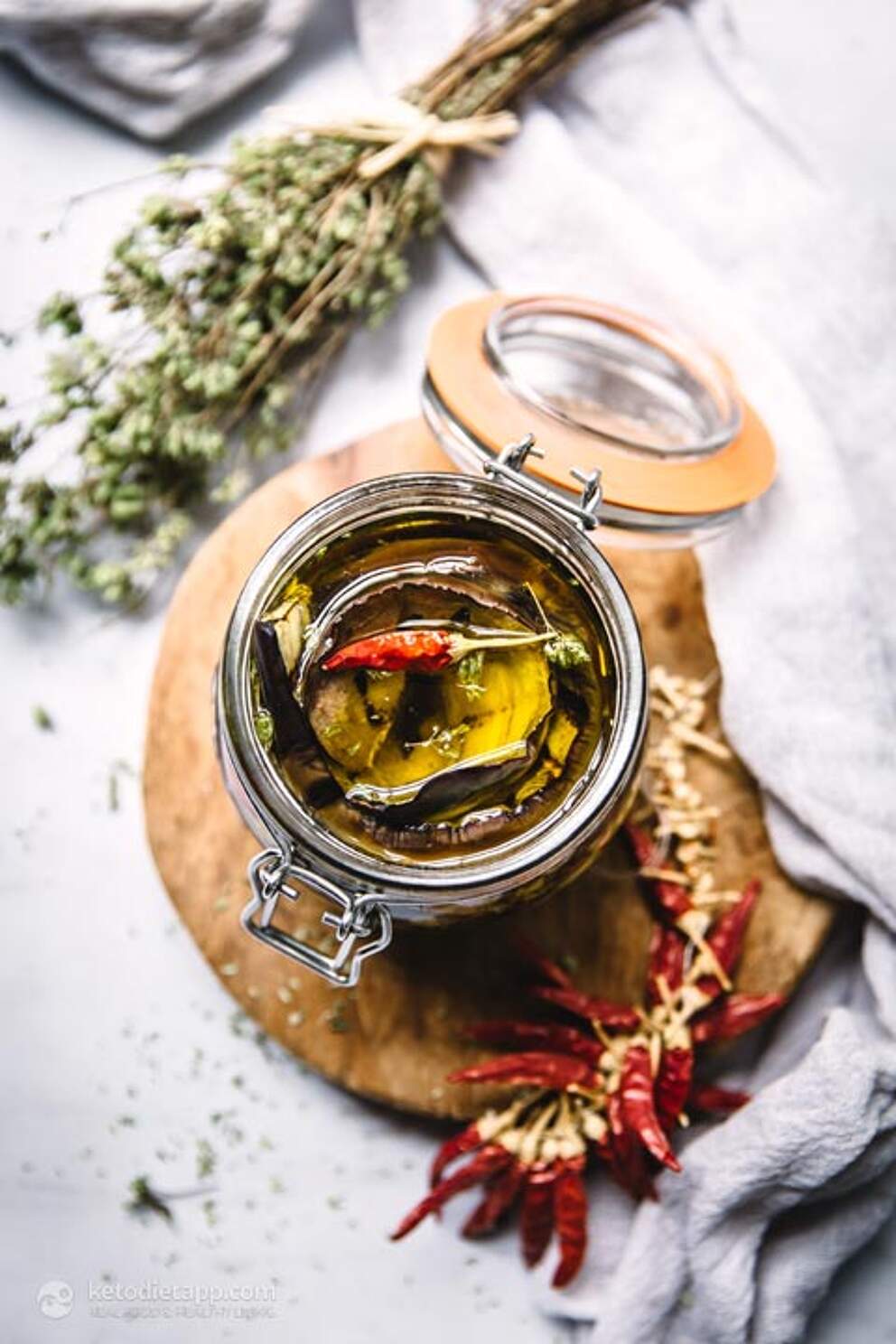 The Best Ever Marinated Eggplant KetoDiet Blog