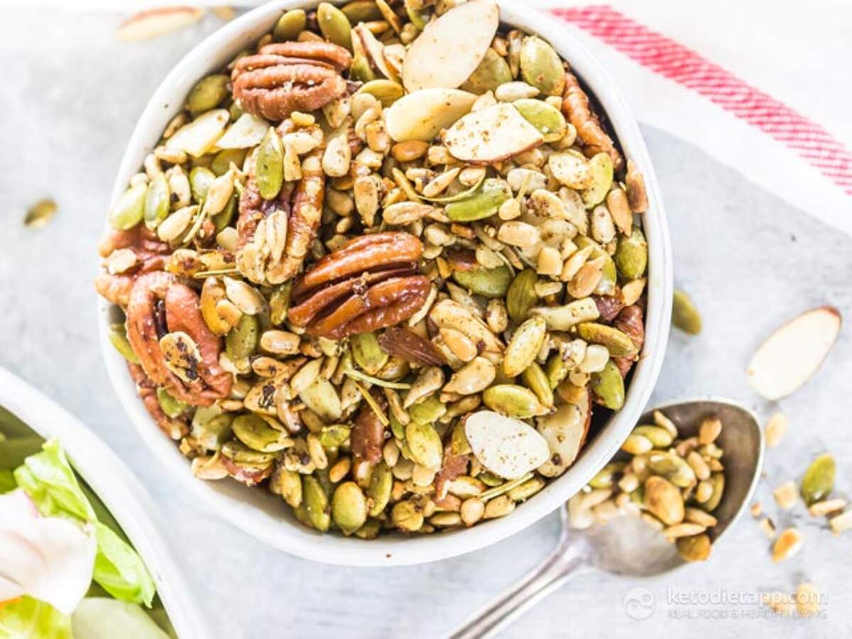 Crunchy Keto Salad Toppers KetoDiet Blog