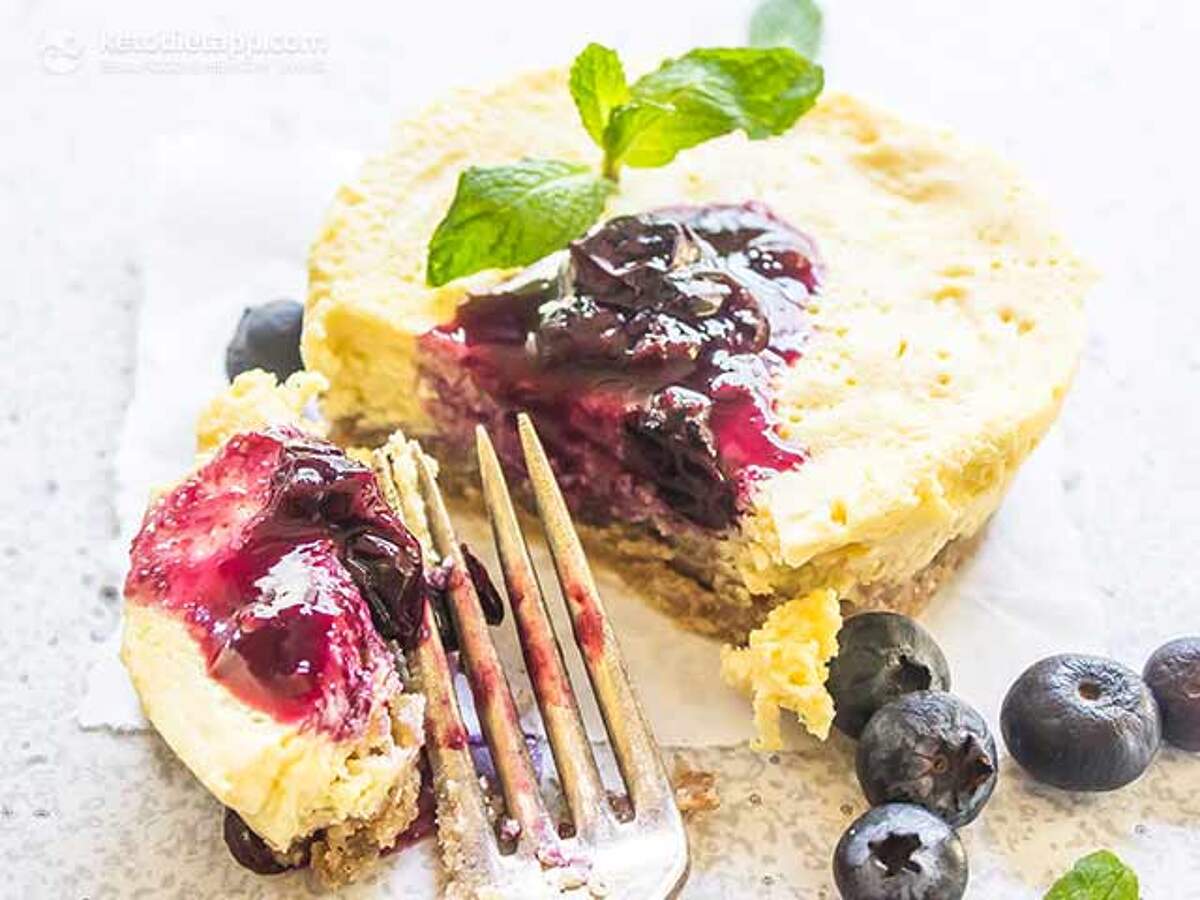 Quick Keto Mug Cheesecake KetoDiet Blog