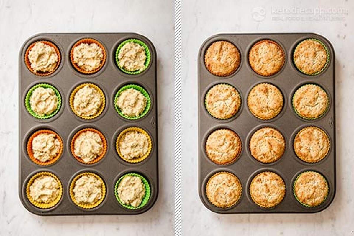 Keto Lemon Poppy Seed Cupcakes KetoDiet Blog