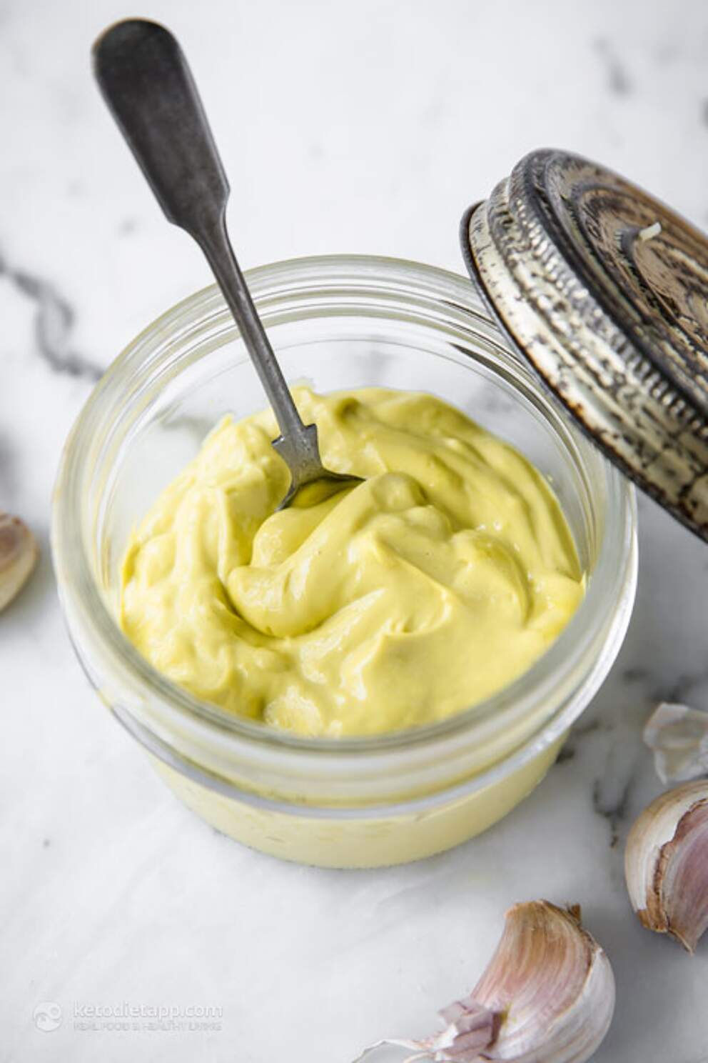 Quick Blender Garlic Mayonnaise KetoDiet Blog