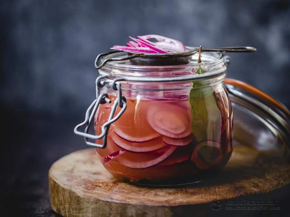 Quick & Easy Pickled Onions KetoDiet Blog