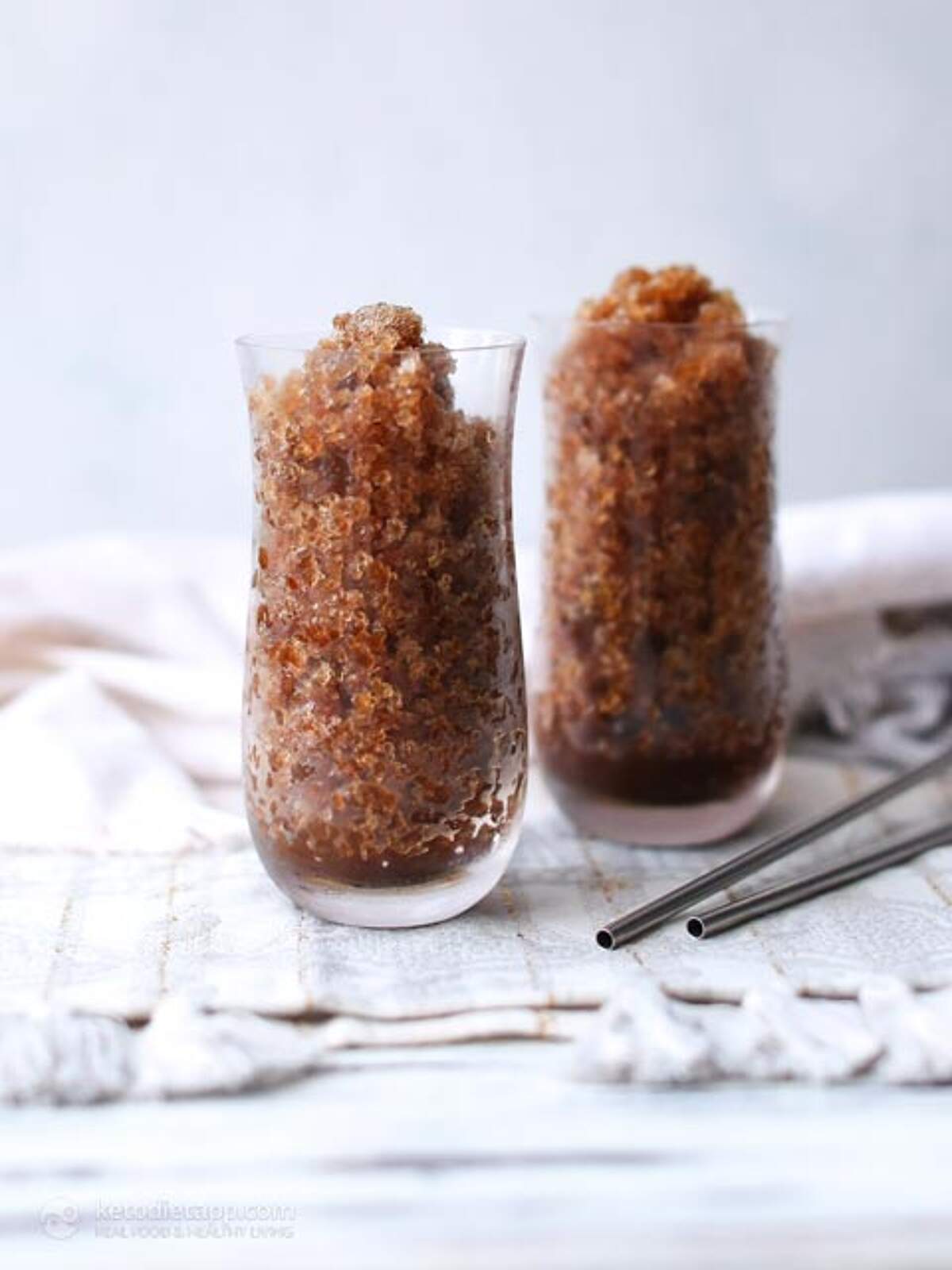 LowCarb Cold Brew Coffee Granita KetoDiet Blog