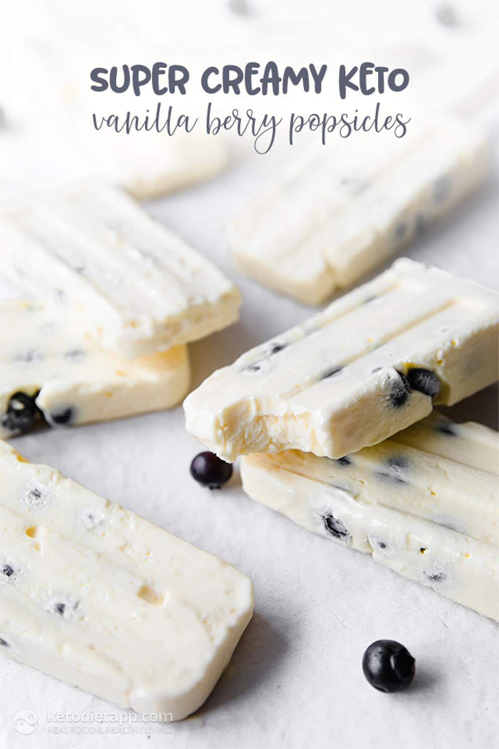 Super Creamy Keto Vanilla & Berry Popsicles KetoDiet Blog