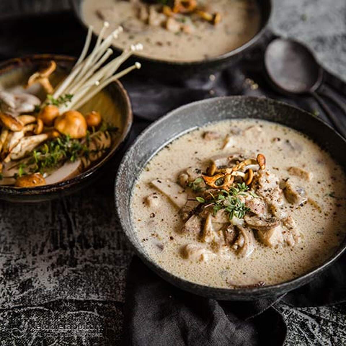 Keto Chicken & Mushroom Soup KetoDiet Blog