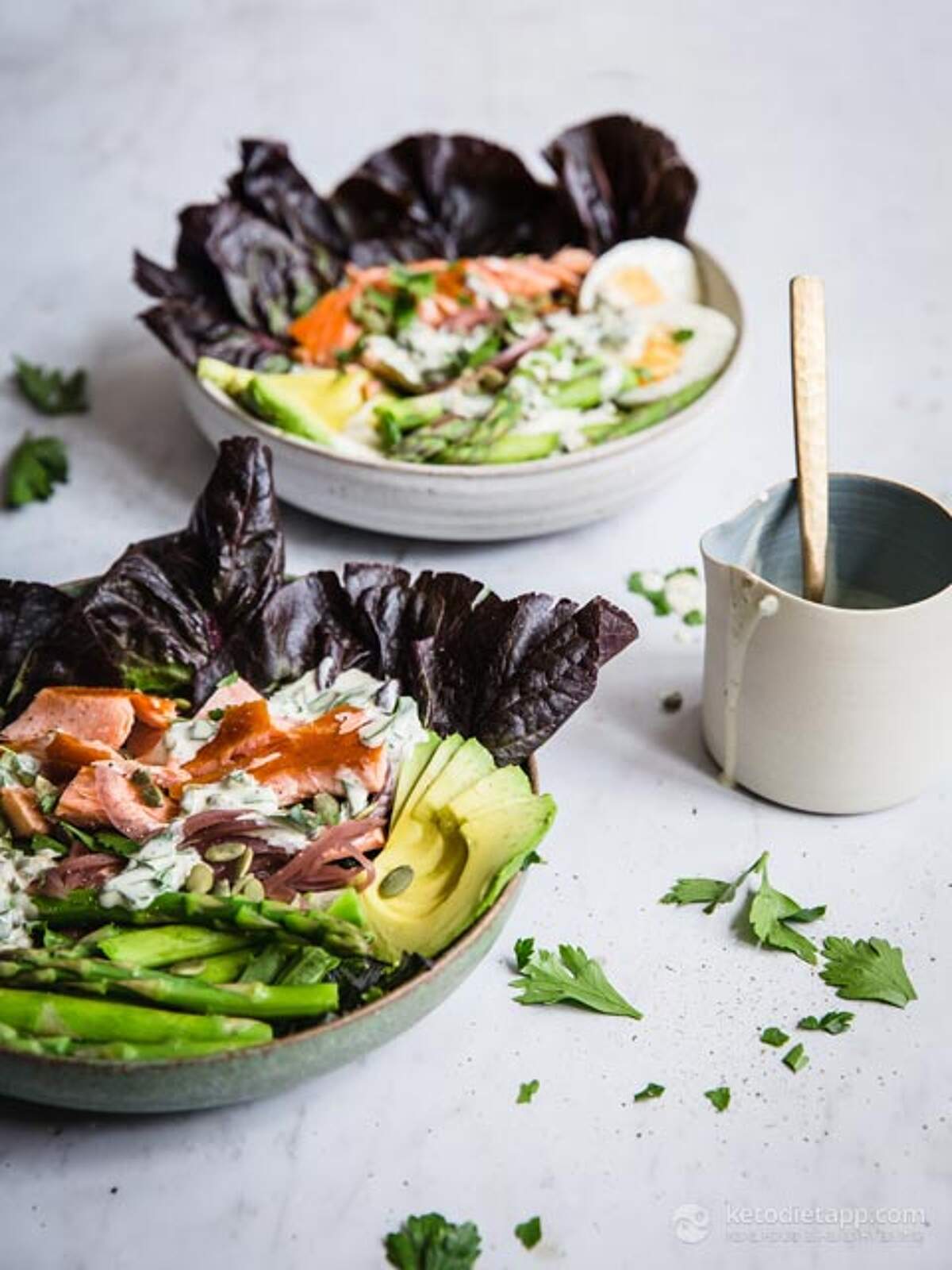 Quick Keto Salmon Power Bowl KetoDiet Blog