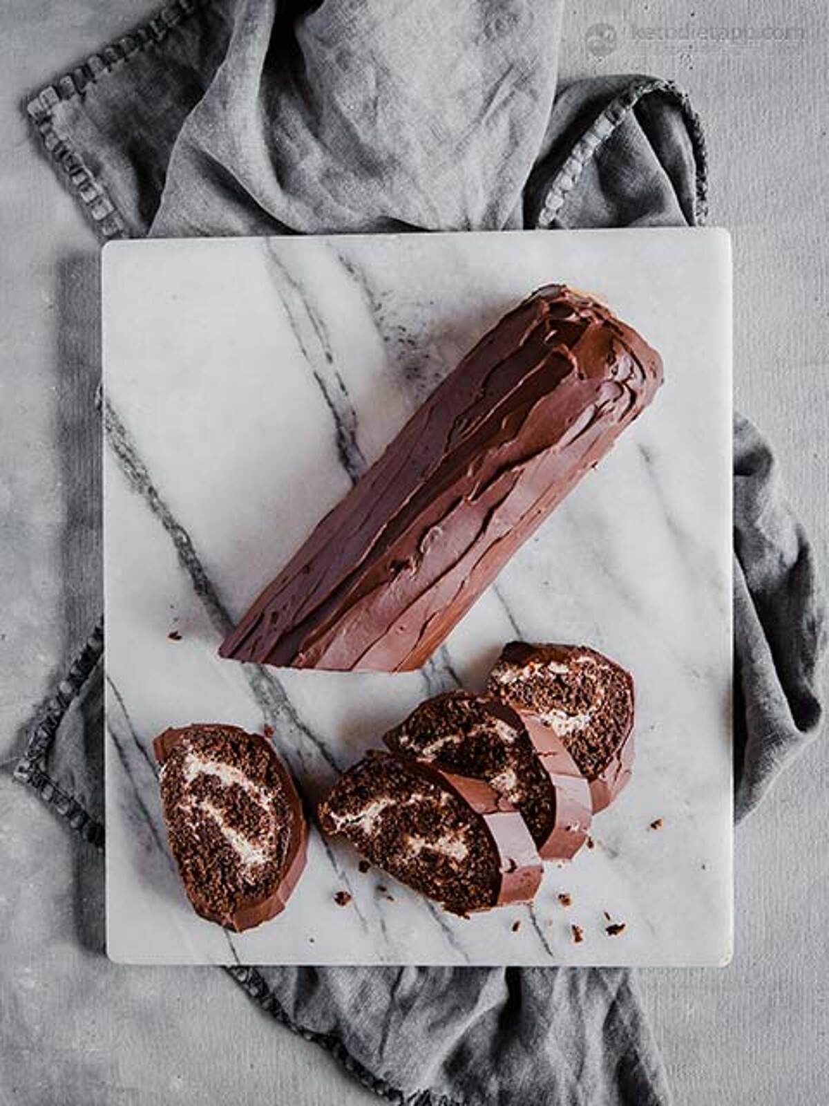 Keto Chocolate Swiss Roll KetoDiet Blog