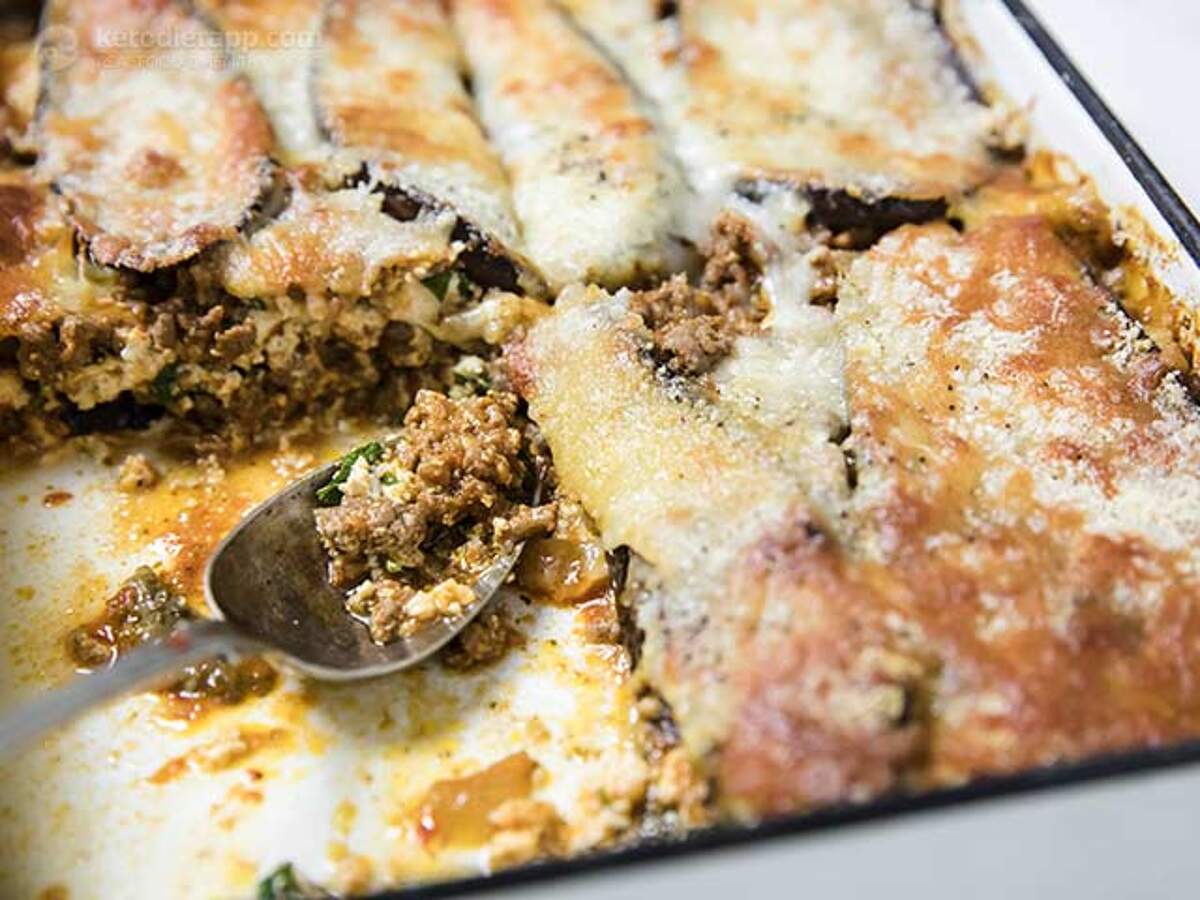 The Best LowCarb Eggplant Lasagna KetoDiet Blog