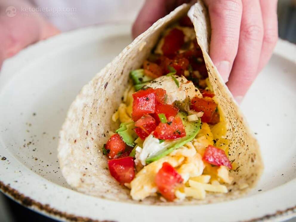 Easy LowCarb Breakfast Burritos KetoDiet Blog
