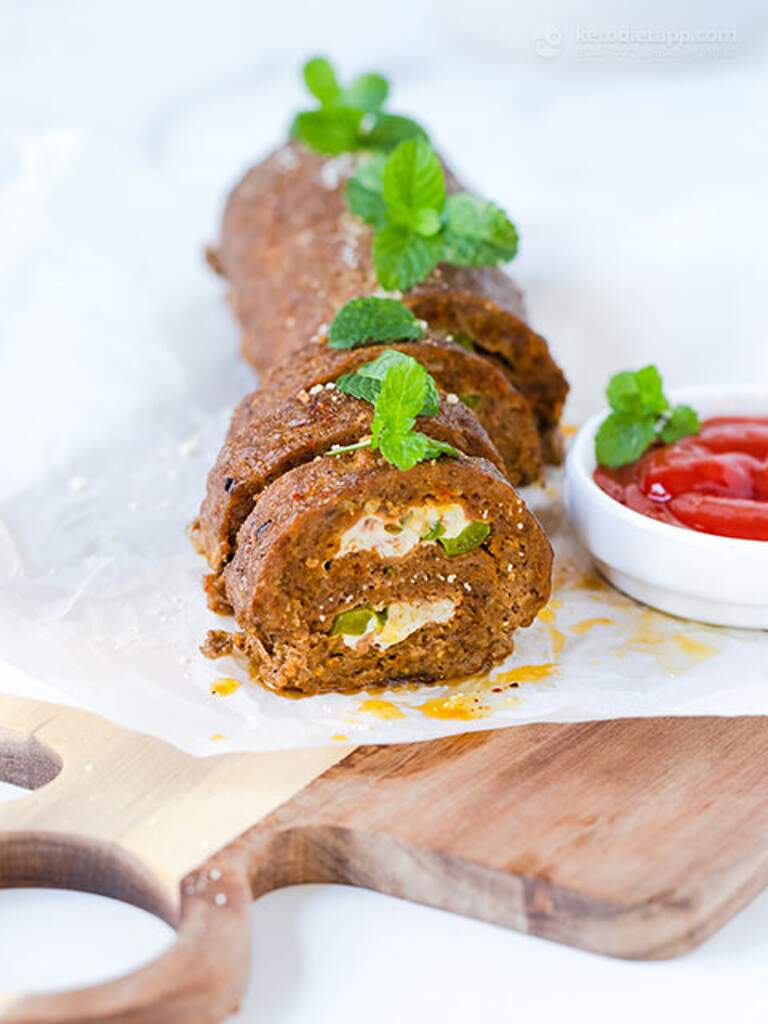 Cheesy LowCarb Meatloaf KetoDiet Blog