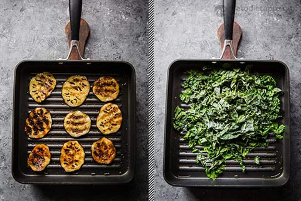 Grilled Eggplant Salad with Tahini Dressing KetoDiet Blog