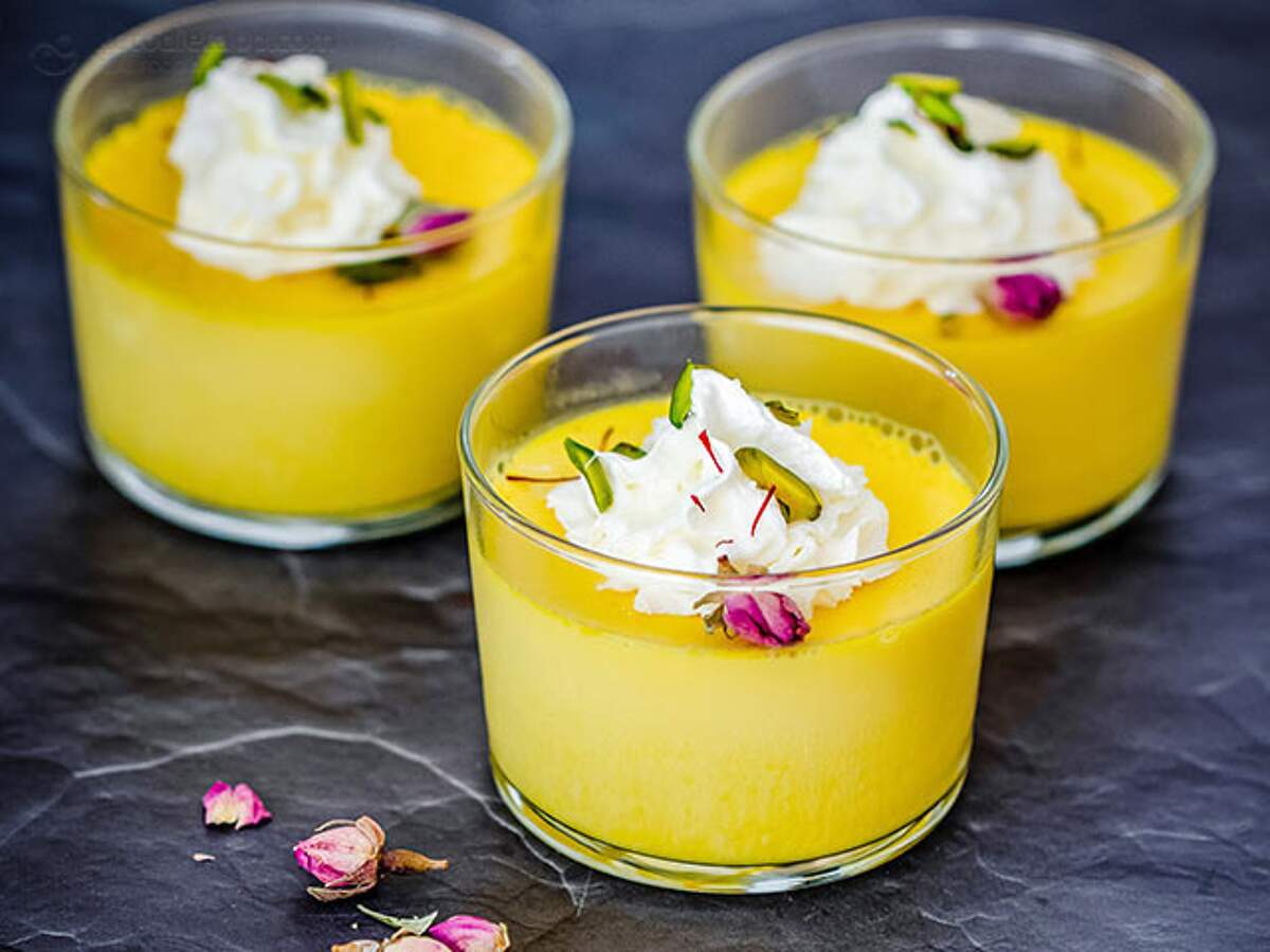 Keto Saffron & Rose Panna Cotta KetoDiet Blog