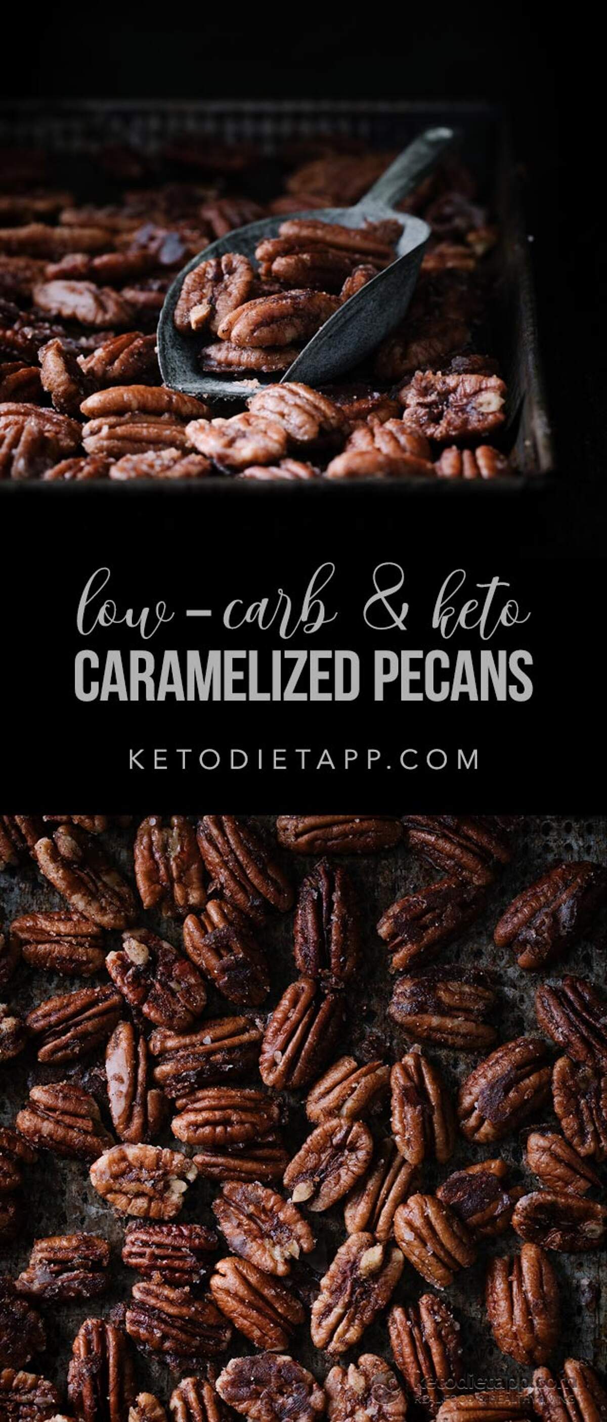 LowCarb Caramelized Pecans KetoDiet Blog