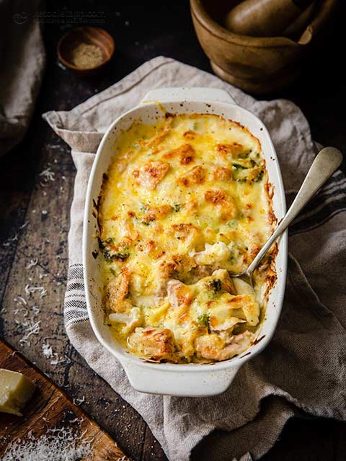 Cheesy LowCarb Tuna Casserole KetoDiet Blog