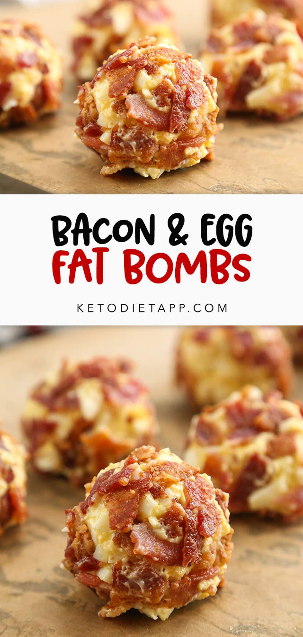 Bacon & Egg Fat Bombs KetoDiet Blog