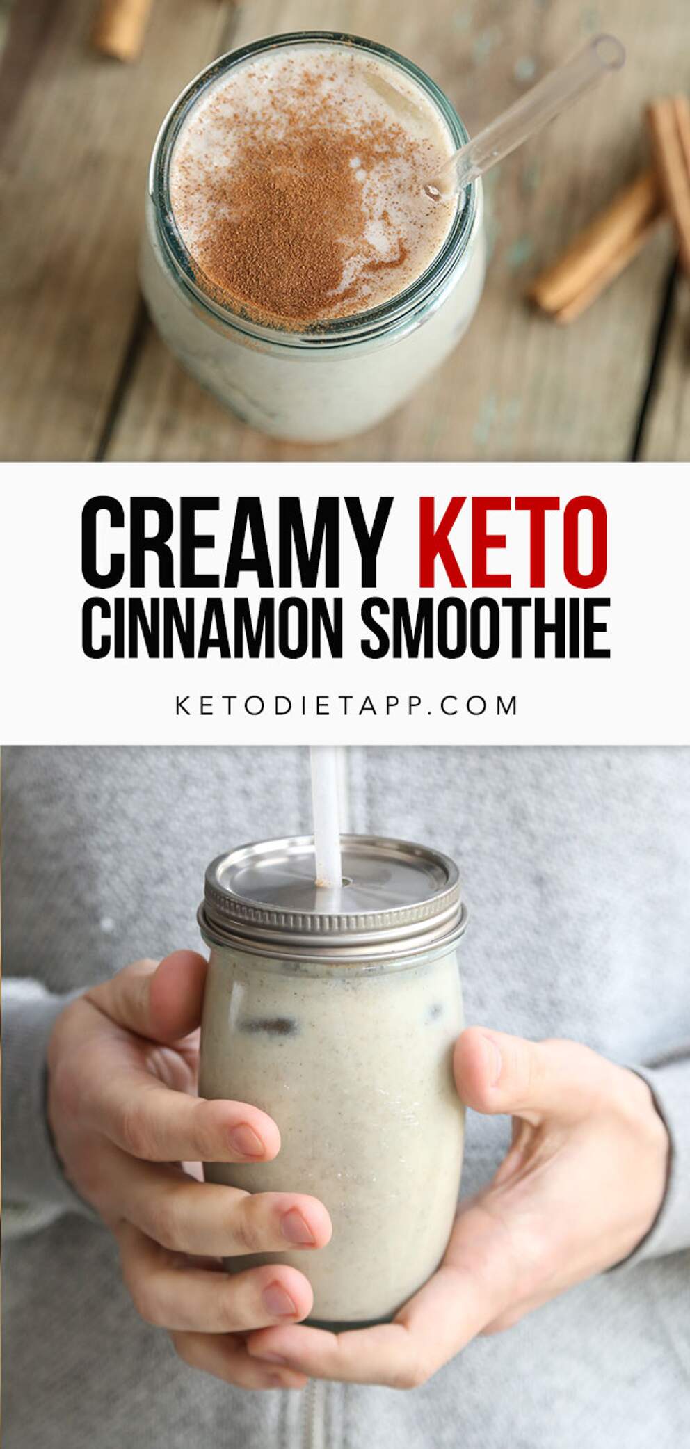Creamy Keto Cinnamon Smoothie KetoDiet Blog