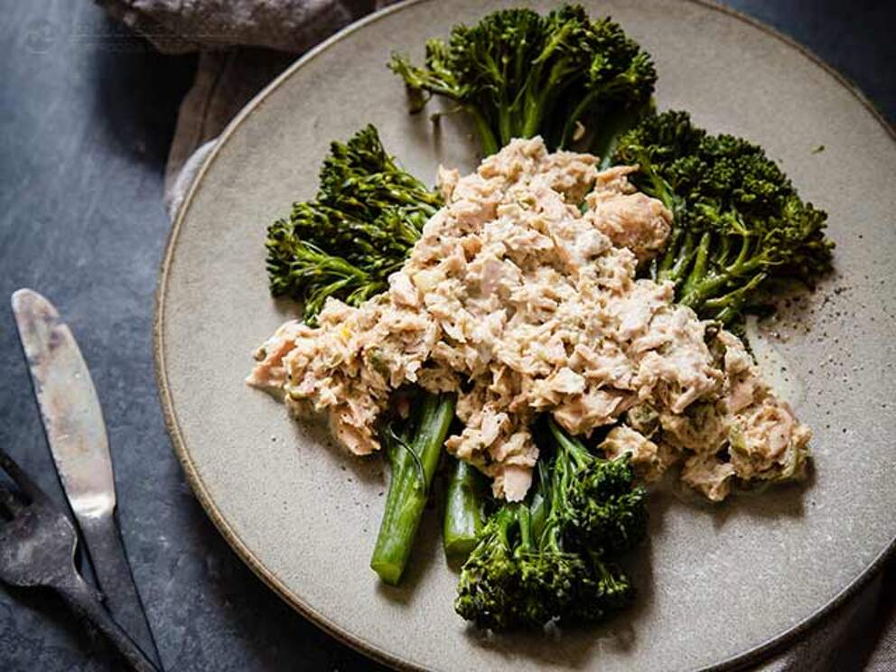 10 Minute Creamy Tuna with Broccoli KetoDiet Blog