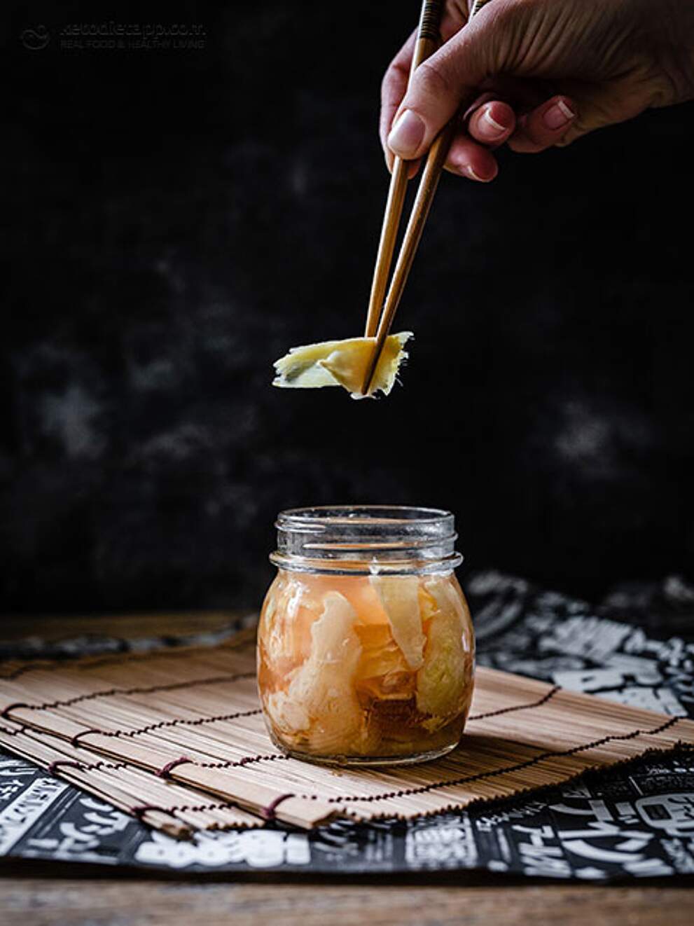 Homemade LowCarb Pickled Ginger KetoDiet Blog