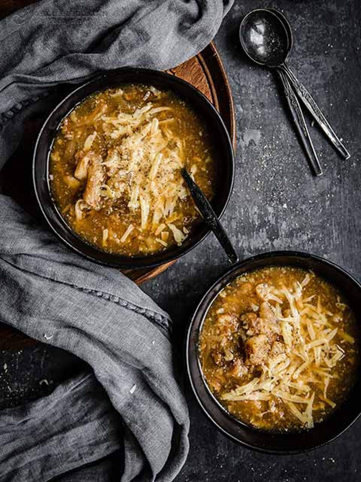 LowCarb Roast Onion Soup KetoDiet Blog