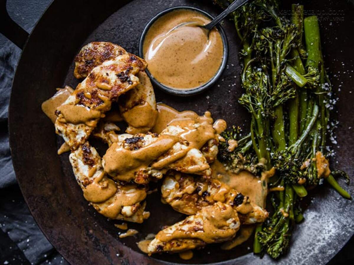 Low-Carb Spicy Chicken Satay | KetoDiet Blog