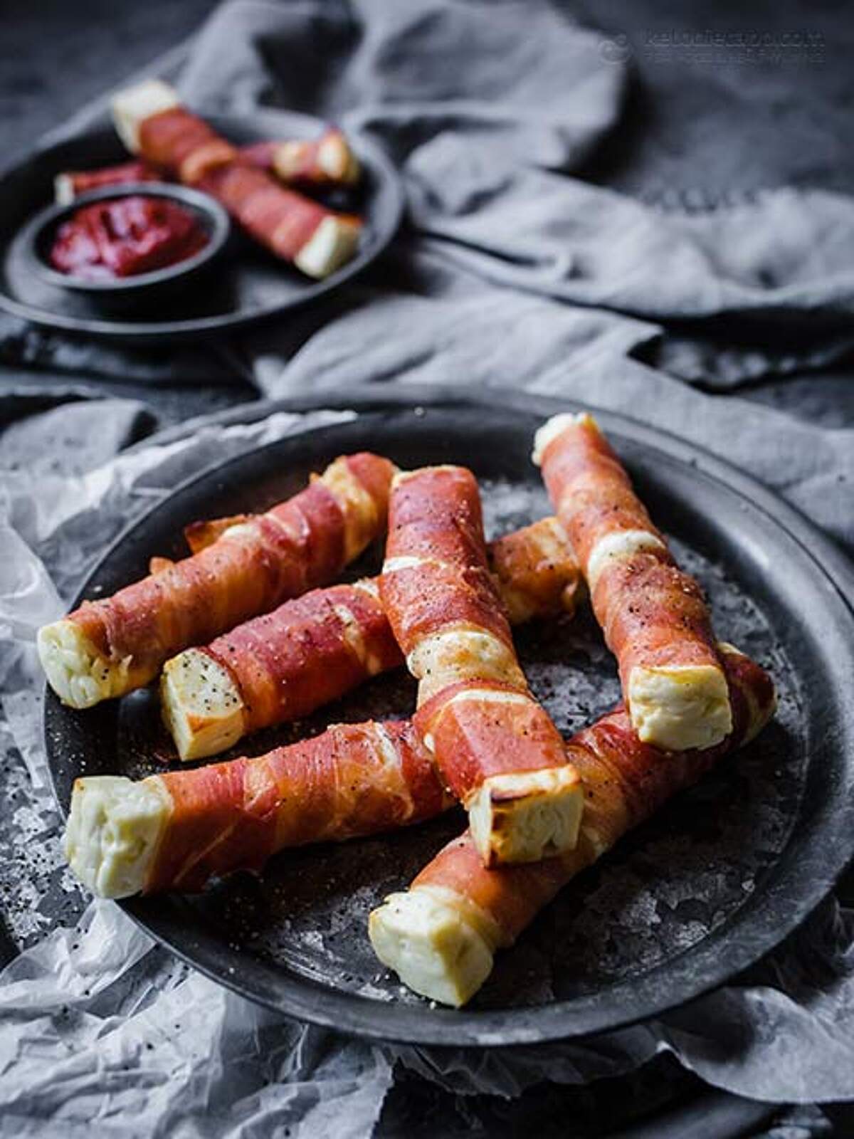 Prosciutto Wrapped Halloumi KetoDiet Blog